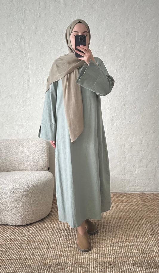Firuz Linen Dress Fue-Bue Store Firuz Linen Dress Fue-Bue Store