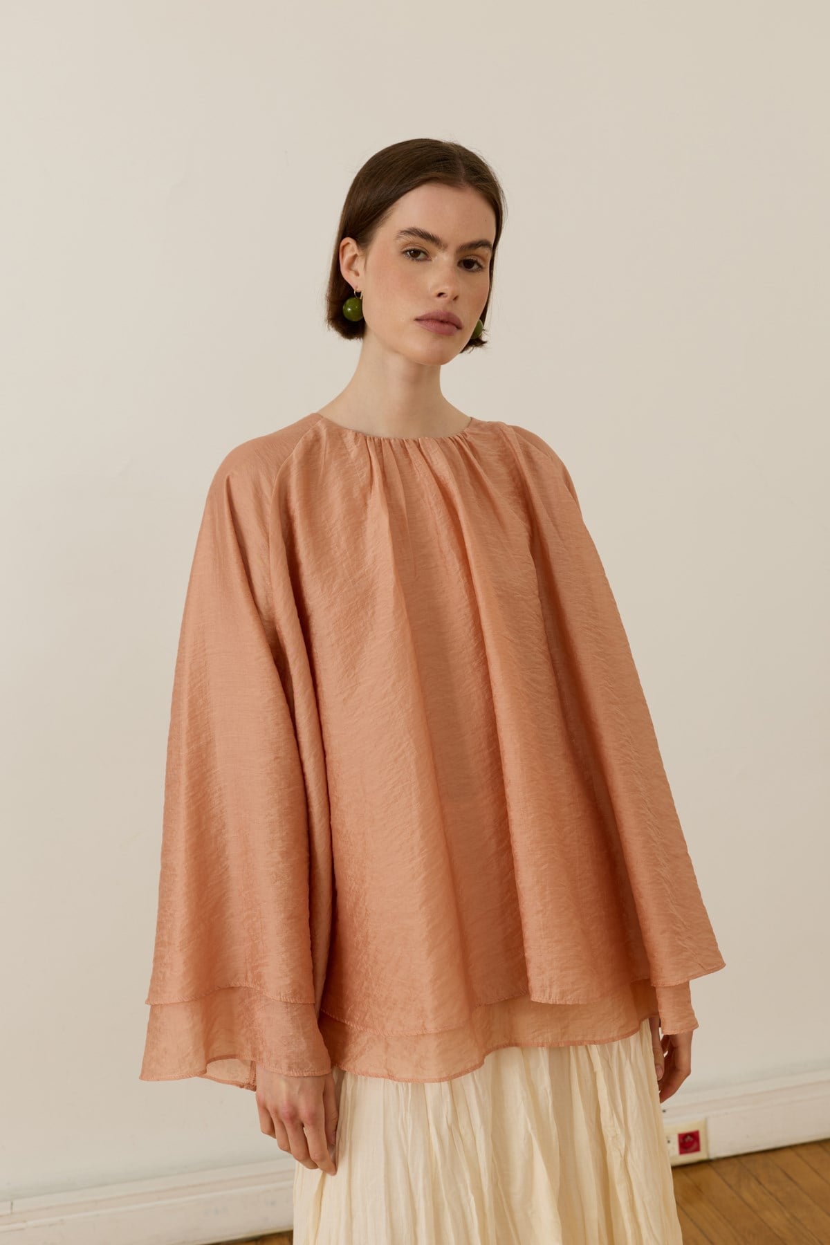 Tidea Blouse - Salmon
