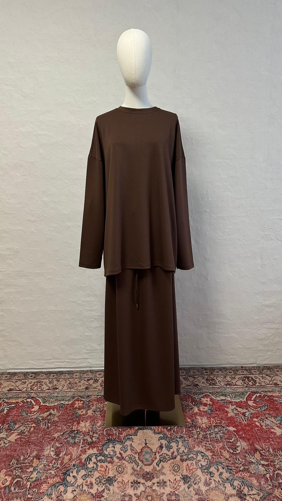 Comfy Twin 2-Piece Set - Dark Brown