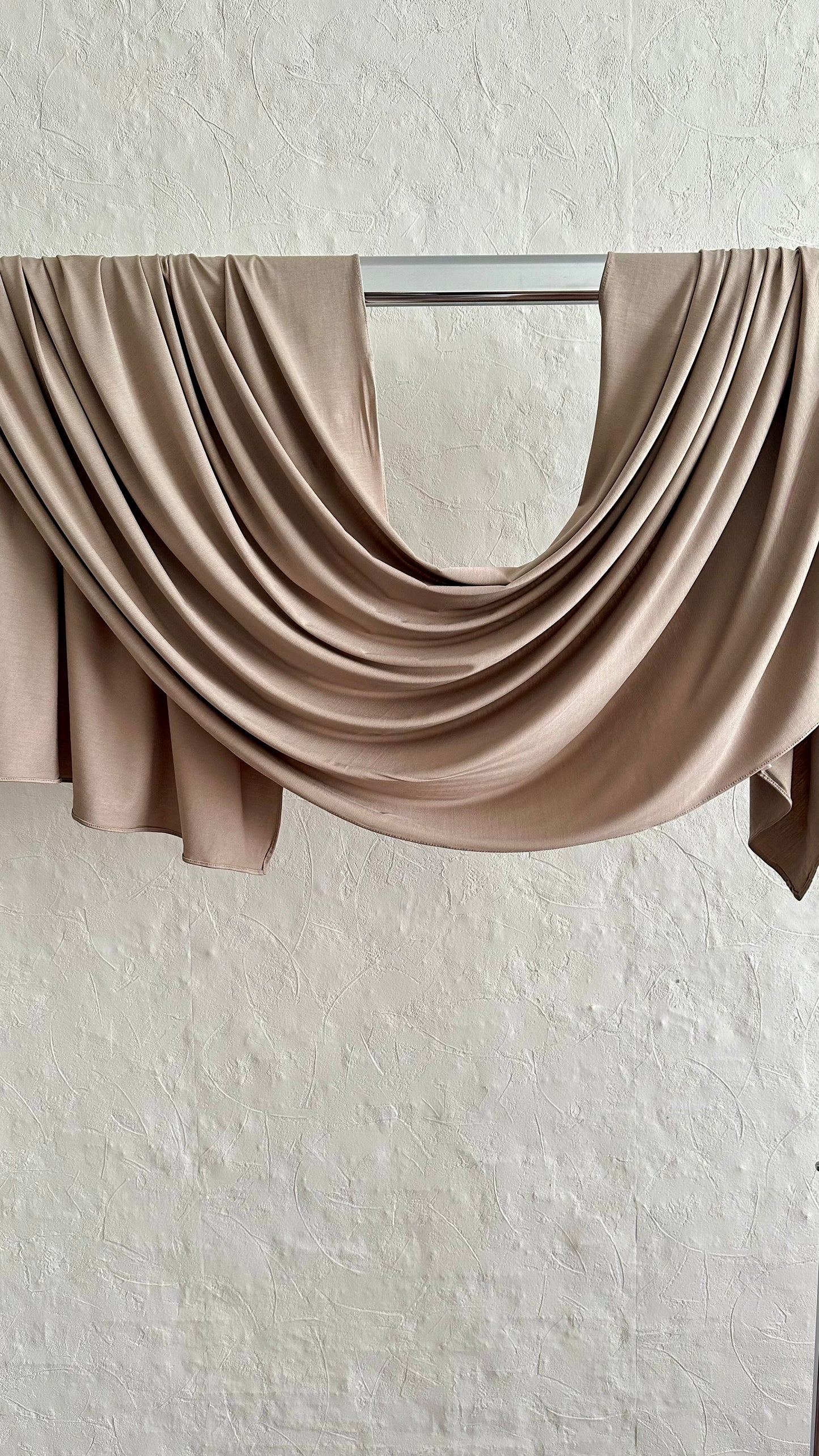 Premium Jersey Hijab -Almond