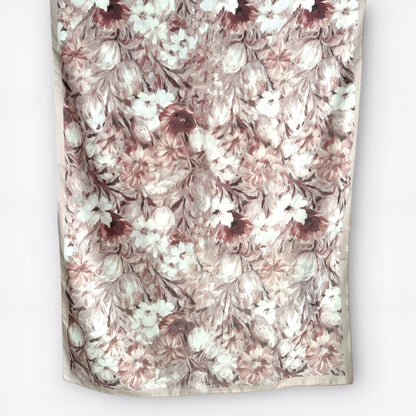 Yale Floral Hijab- Dusty Rose