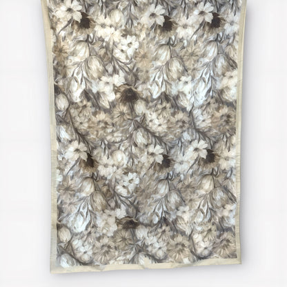 Yale Floral Hijab- Warm Sand
