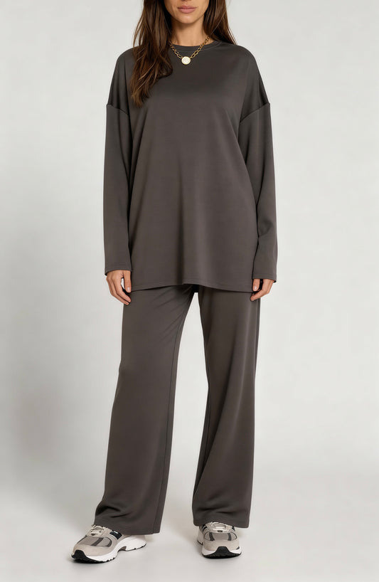 Ria Comfy Set - Dark Grey