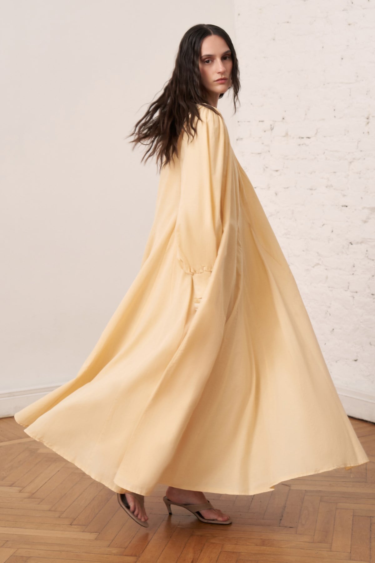 Solena Cotton Dress - Butter