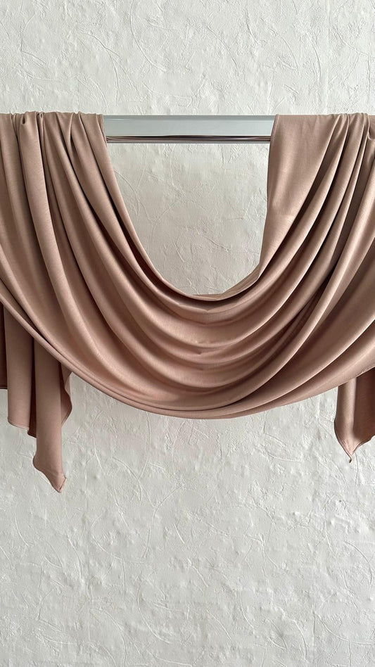 Premium Jersey Hijab -Mocha