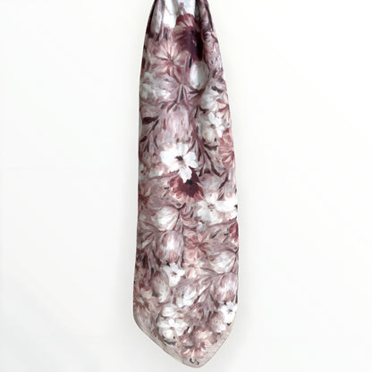 Yale Floral Hijab- Dusty Rose