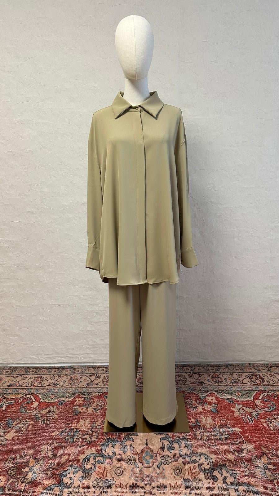 Luxe 2-Piece  Crepe Set - Pistachio