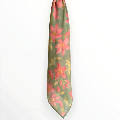 Mirage Floral Hijab-Blush Sage
