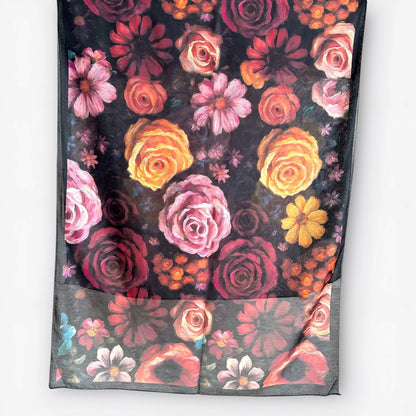 Mirage Floral Hijab-Roselle