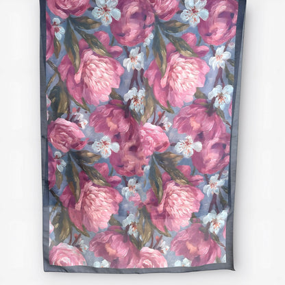 Mirage Floral Hijab-Blush Night