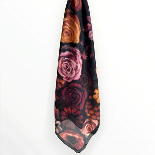 Mirage Floral Hijab-Roselle