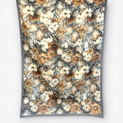 Yale Floral Hijab- Desert Glow