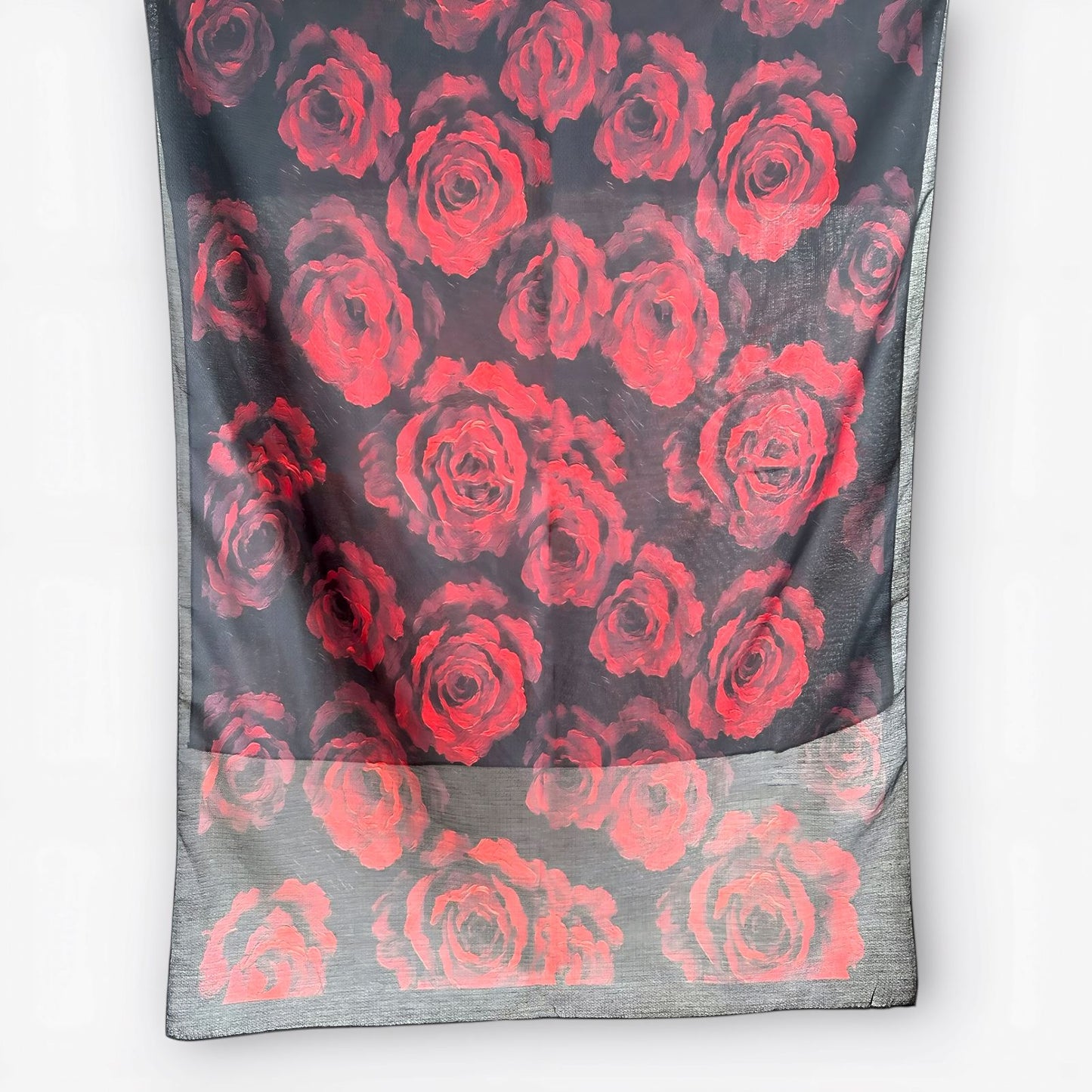 Mirage Floral Hijab- Red