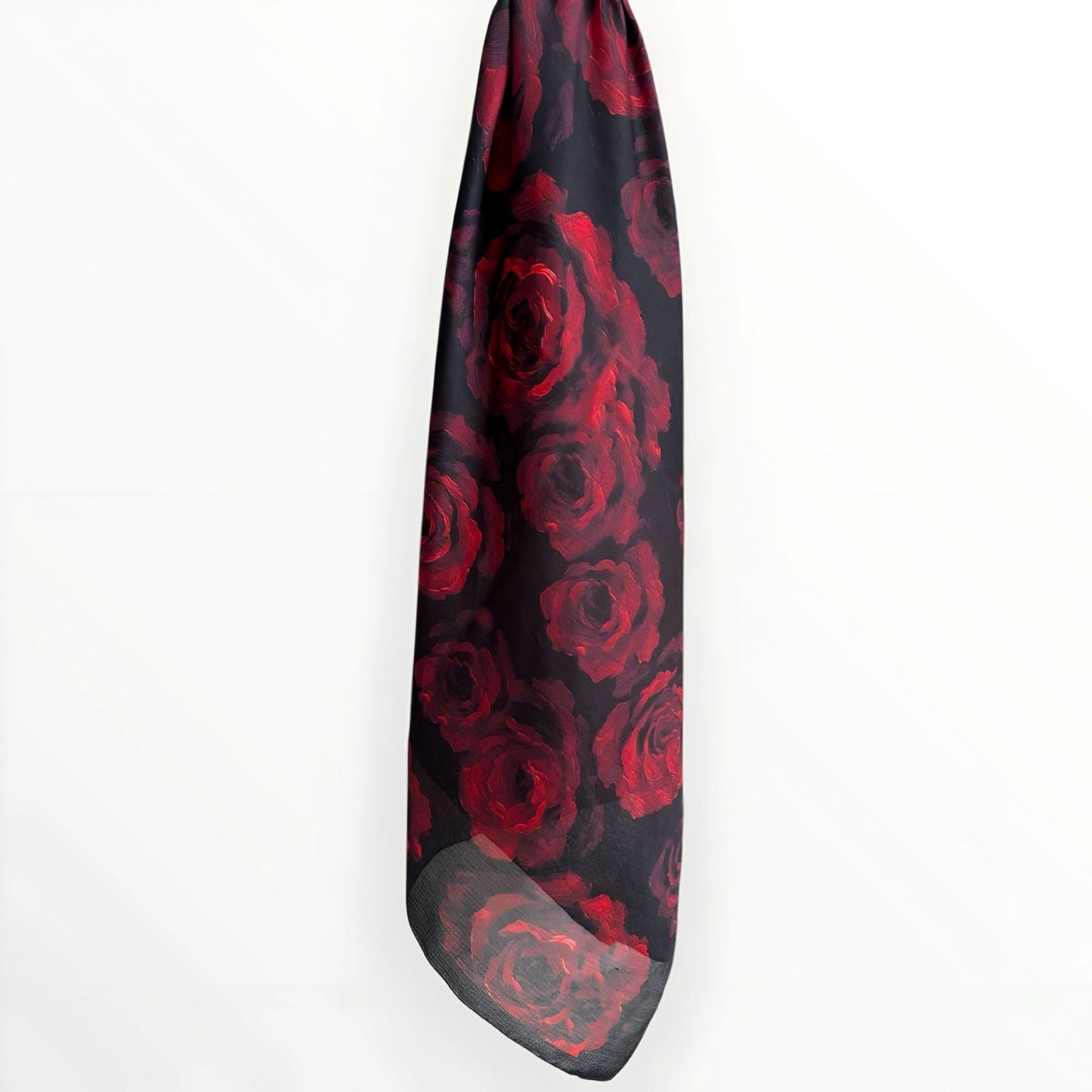 Mirage Floral Hijab- Red