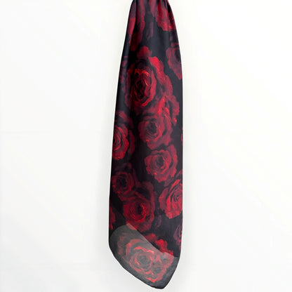 Mirage Floral Hijab- Red