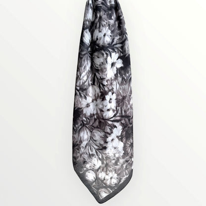 Yale Floral Hijab - Black