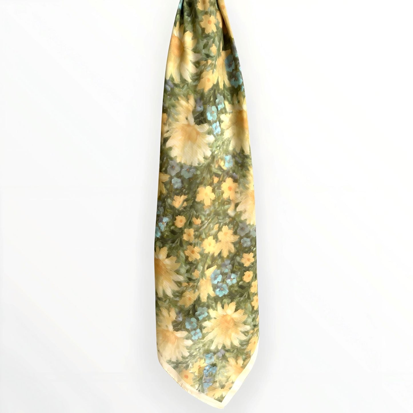 Mirage Floral Hijab- Butter Bloom