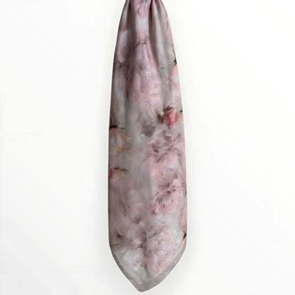 Mirage Floral Hijab- Pastel Pink