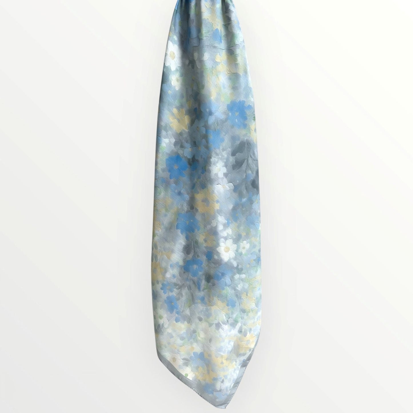 Mirage Floral Hijab-Azure