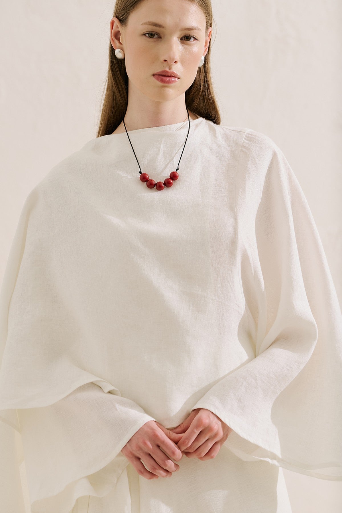 Sorrento Long Linen Blouse