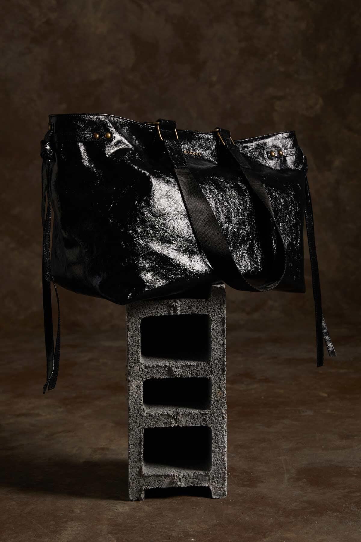 City Leather Tote Bag
