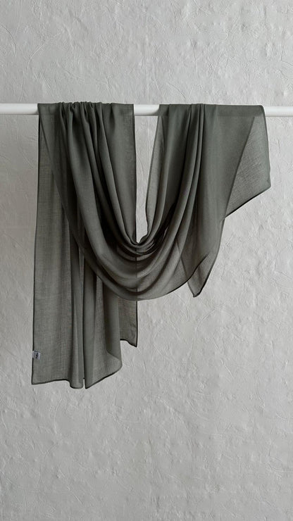 Modal Scarf  - Moss Green