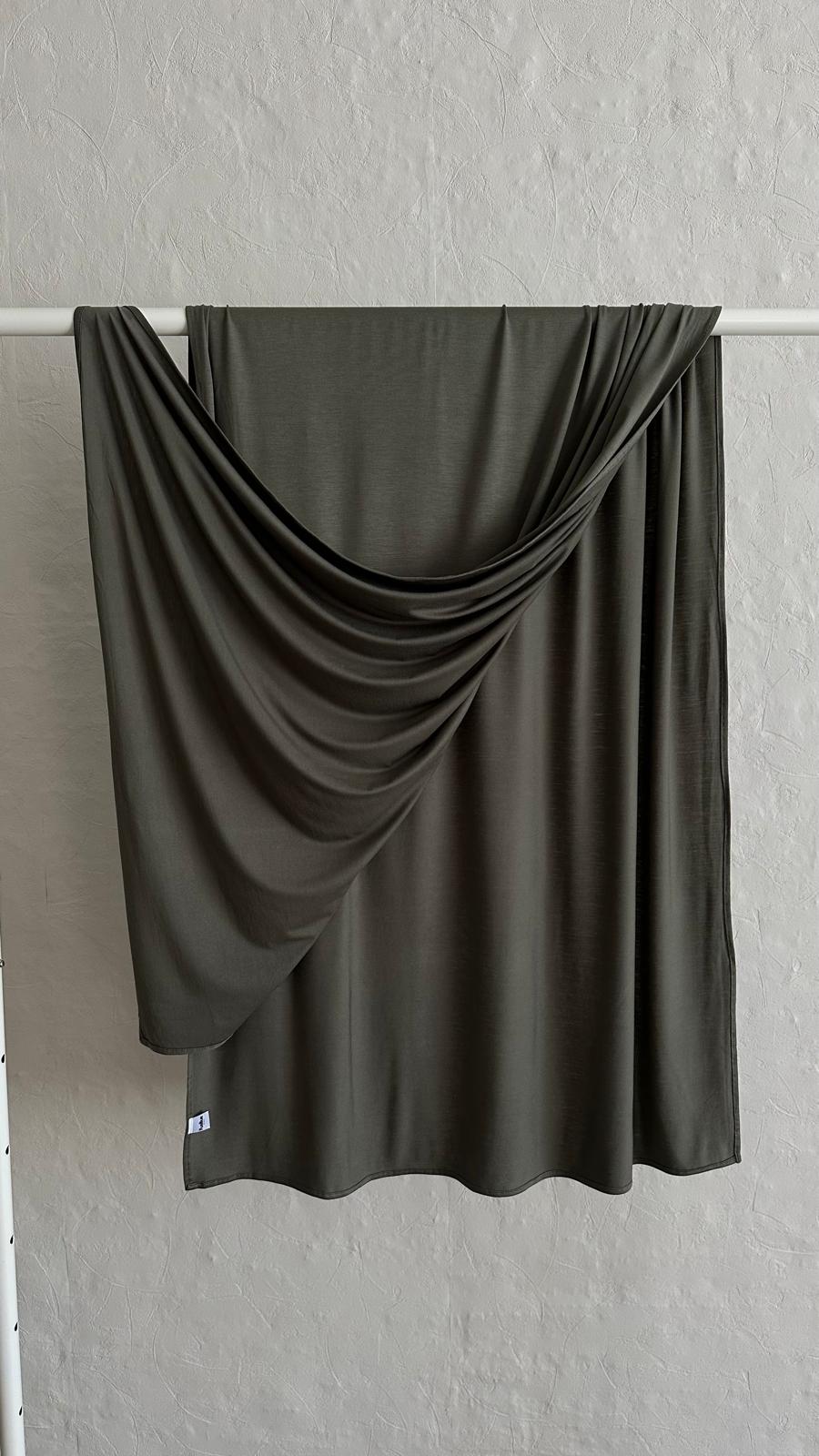 Bamboo Jersey Scarf - Deep Olive