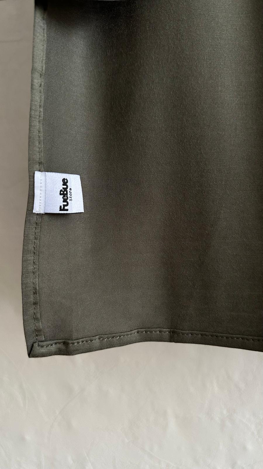 Bamboo Jersey Scarf - Deep Olive