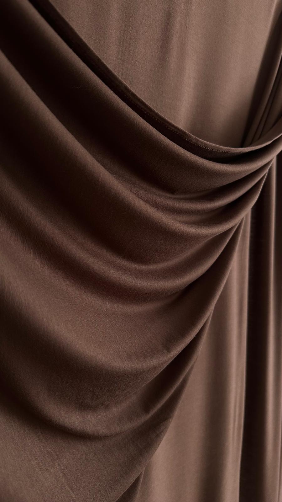 Bamboo Jersey Scarf - Chocolate Brown