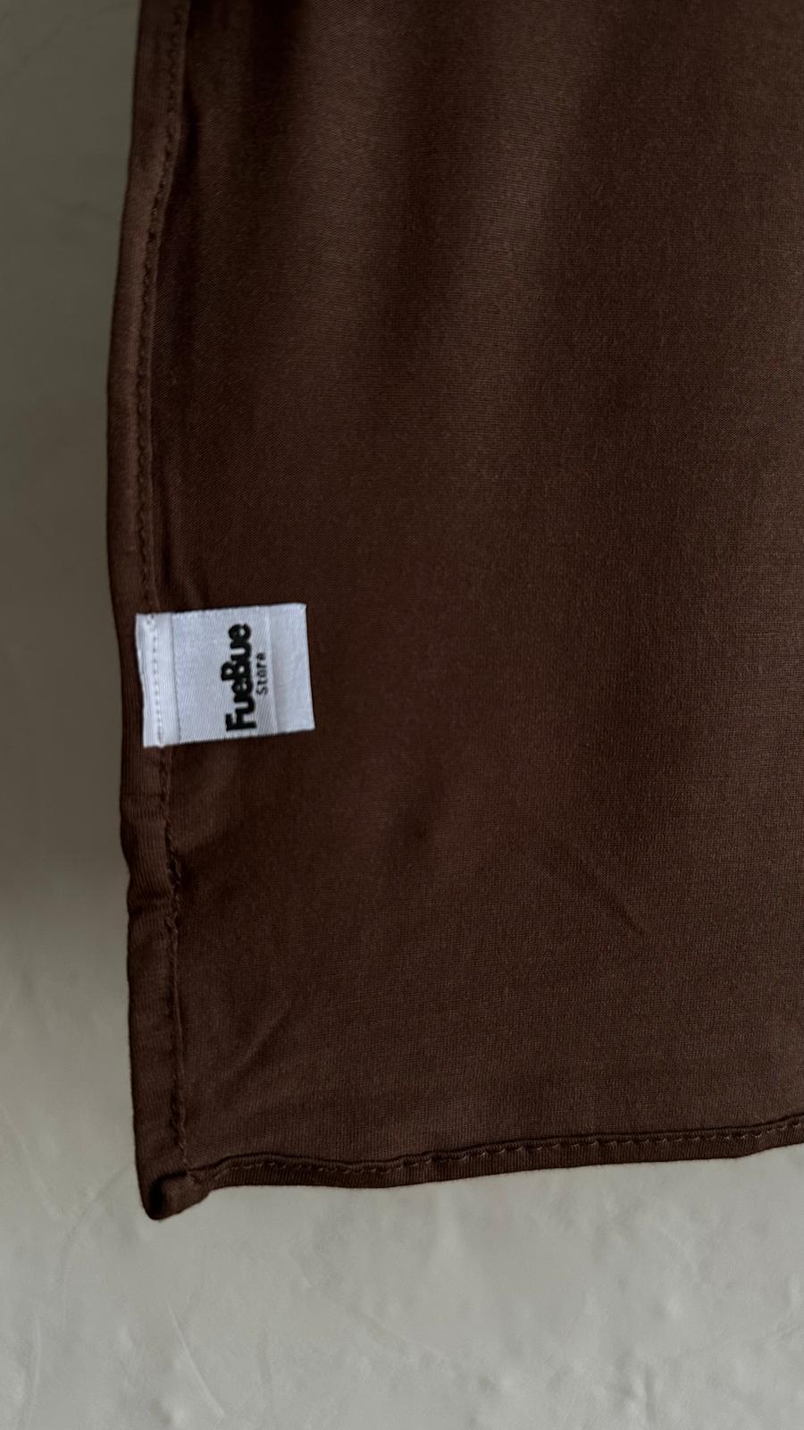 Bamboo Jersey Scarf - Chocolate Brown