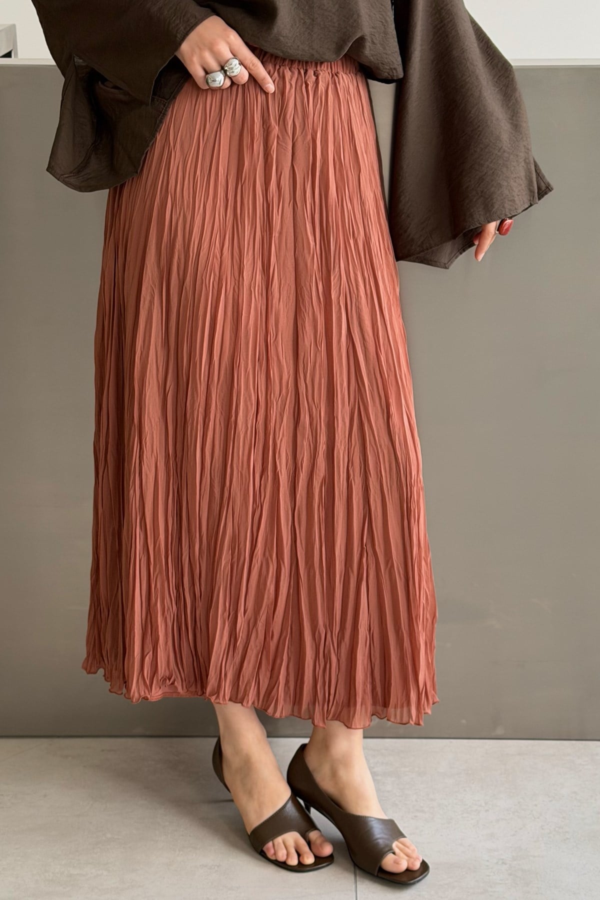 Avelis Skirt - Cinnamon Color