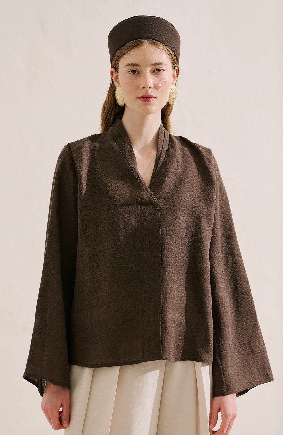 Verona Linen Blouse