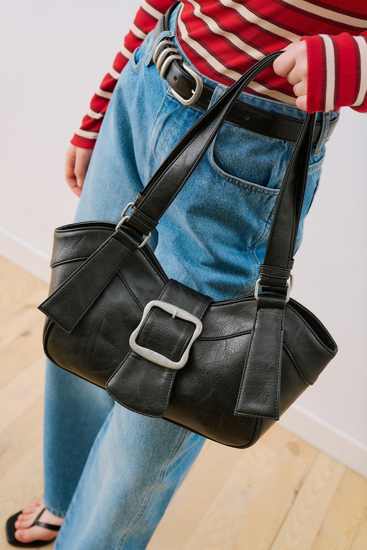 Elena Large Buckle Bag