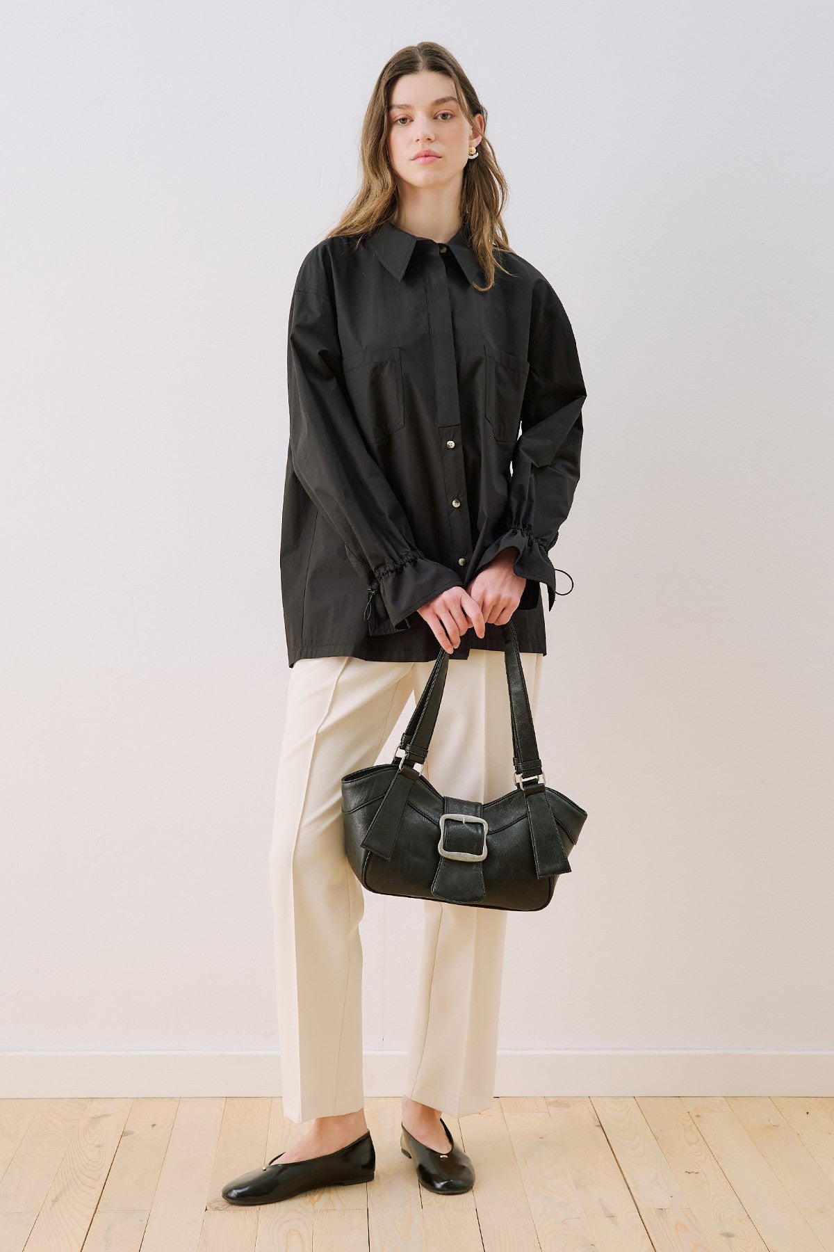 Elena Large Buckle Bag