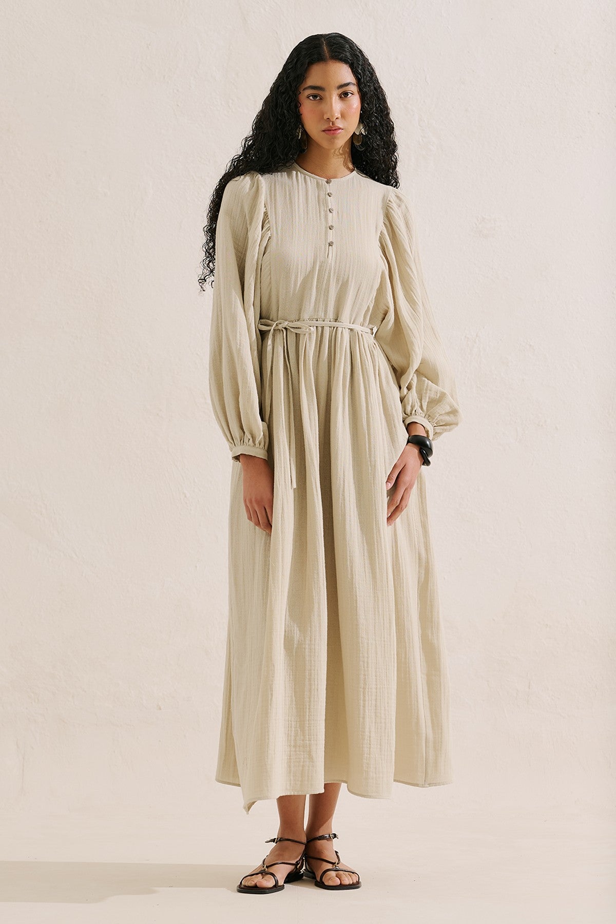 Mina Muslin Maxi Dress