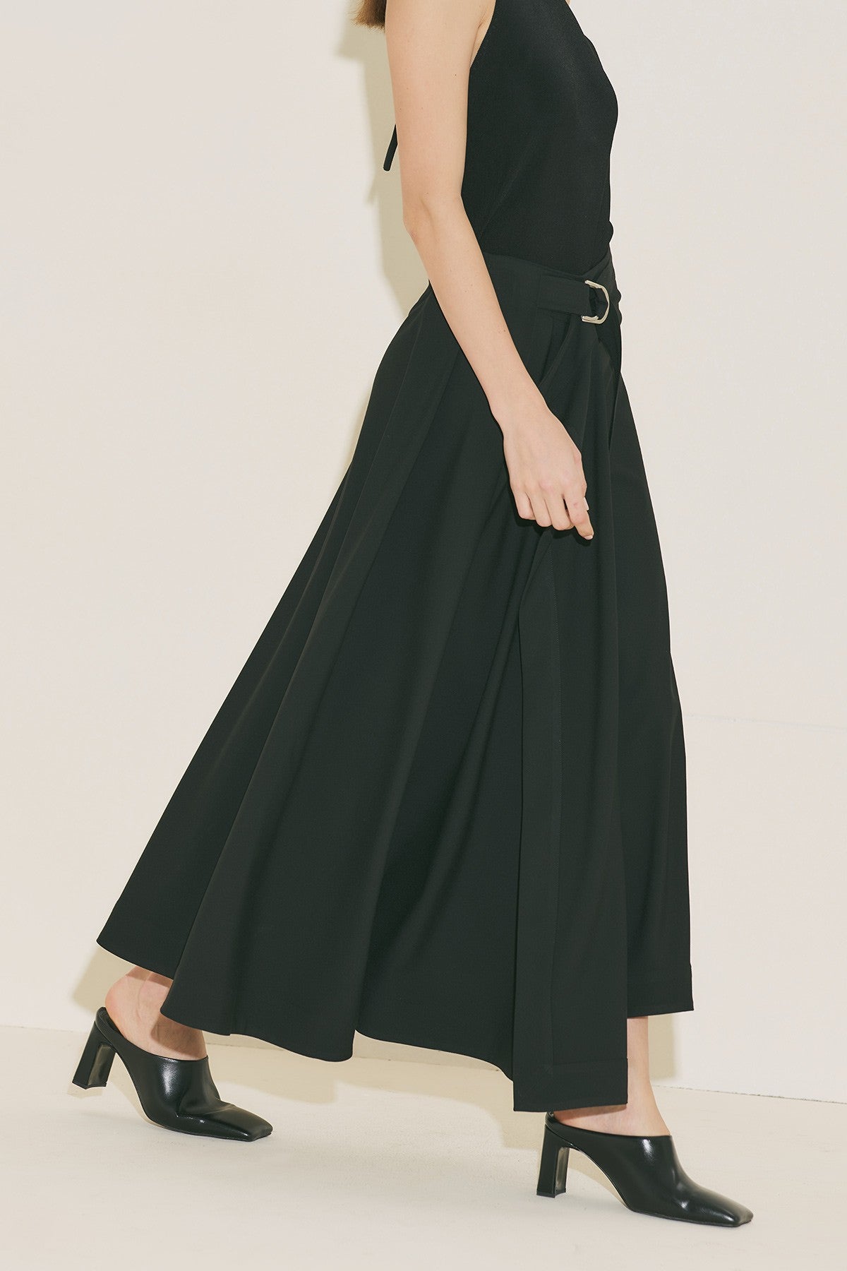 Salerno Asymmetric Maxi Skirt