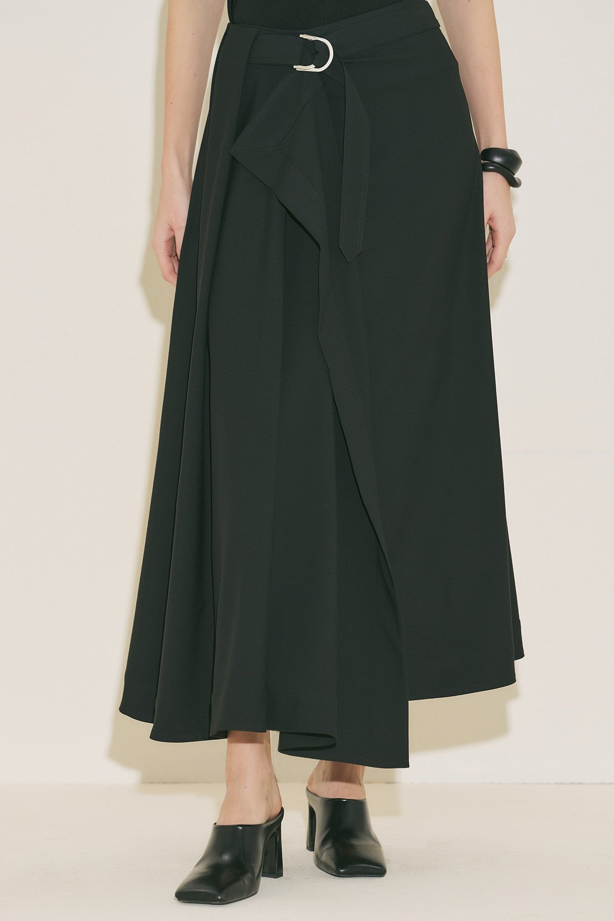 Salerno Asymmetric Maxi Skirt