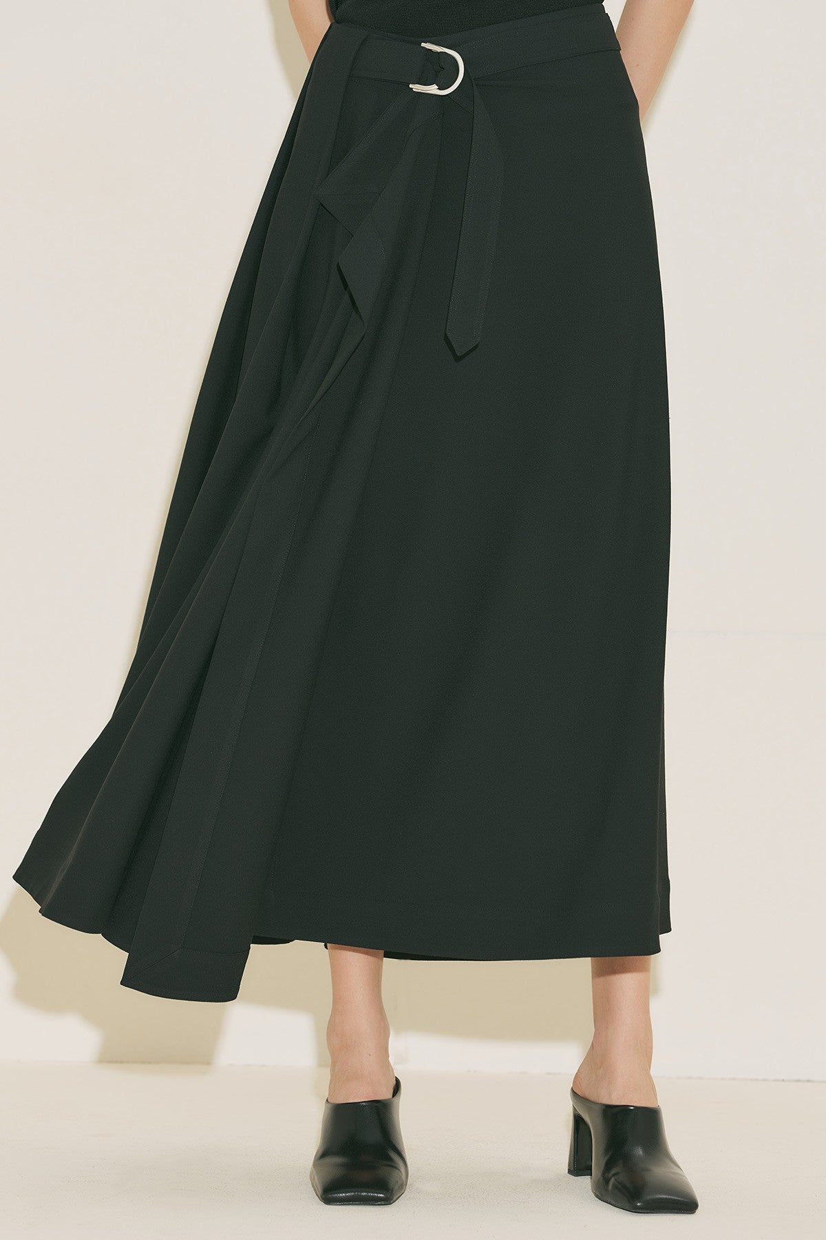 Salerno Asymmetric Maxi Skirt