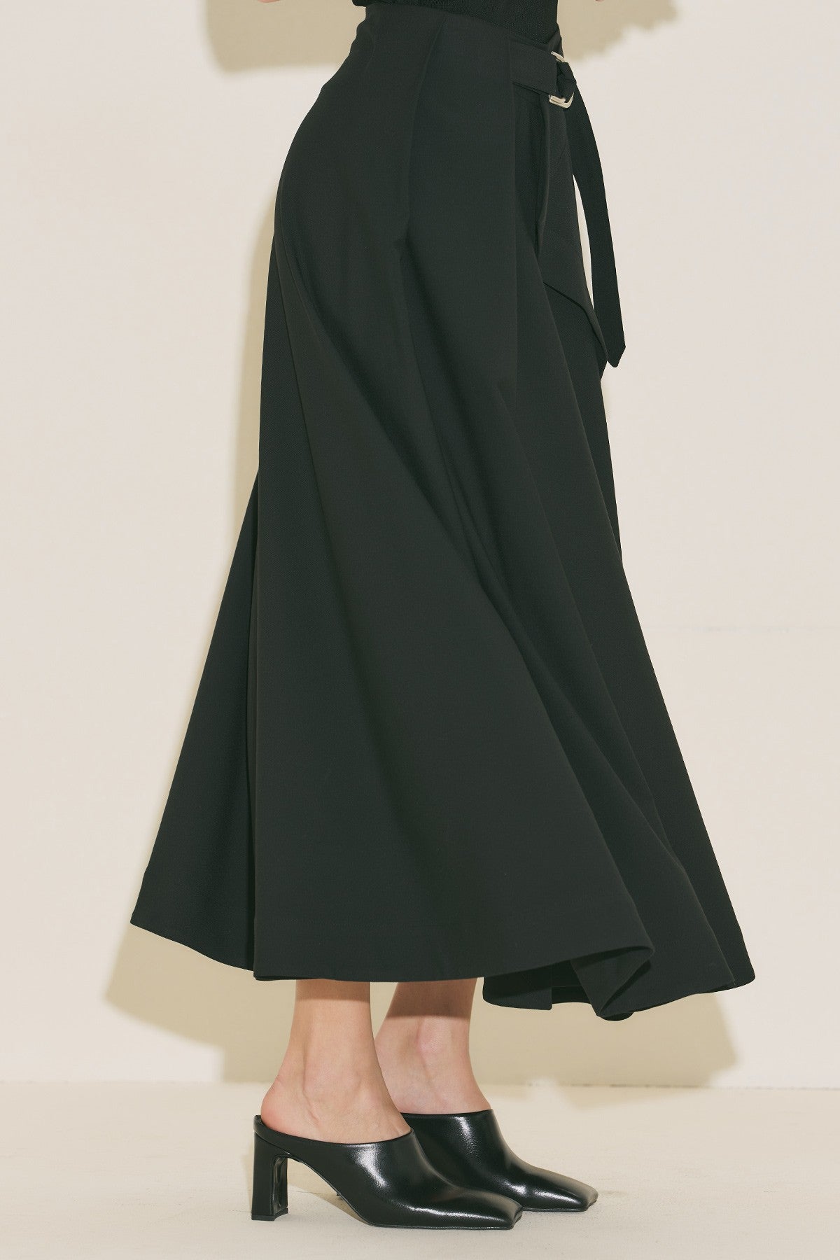 Salerno Asymmetric Maxi Skirt