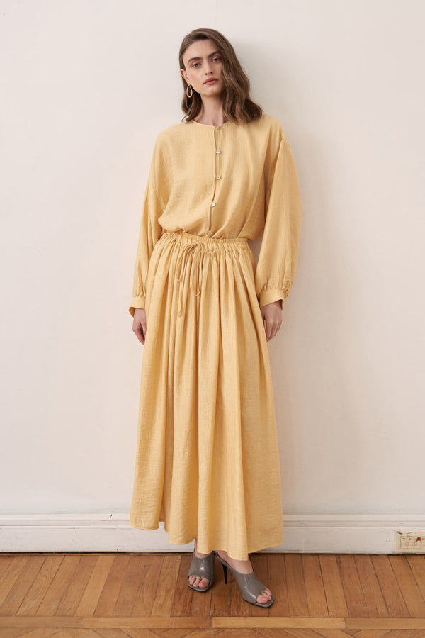 Almera 2-piece Maxi Skirt Set - Butter