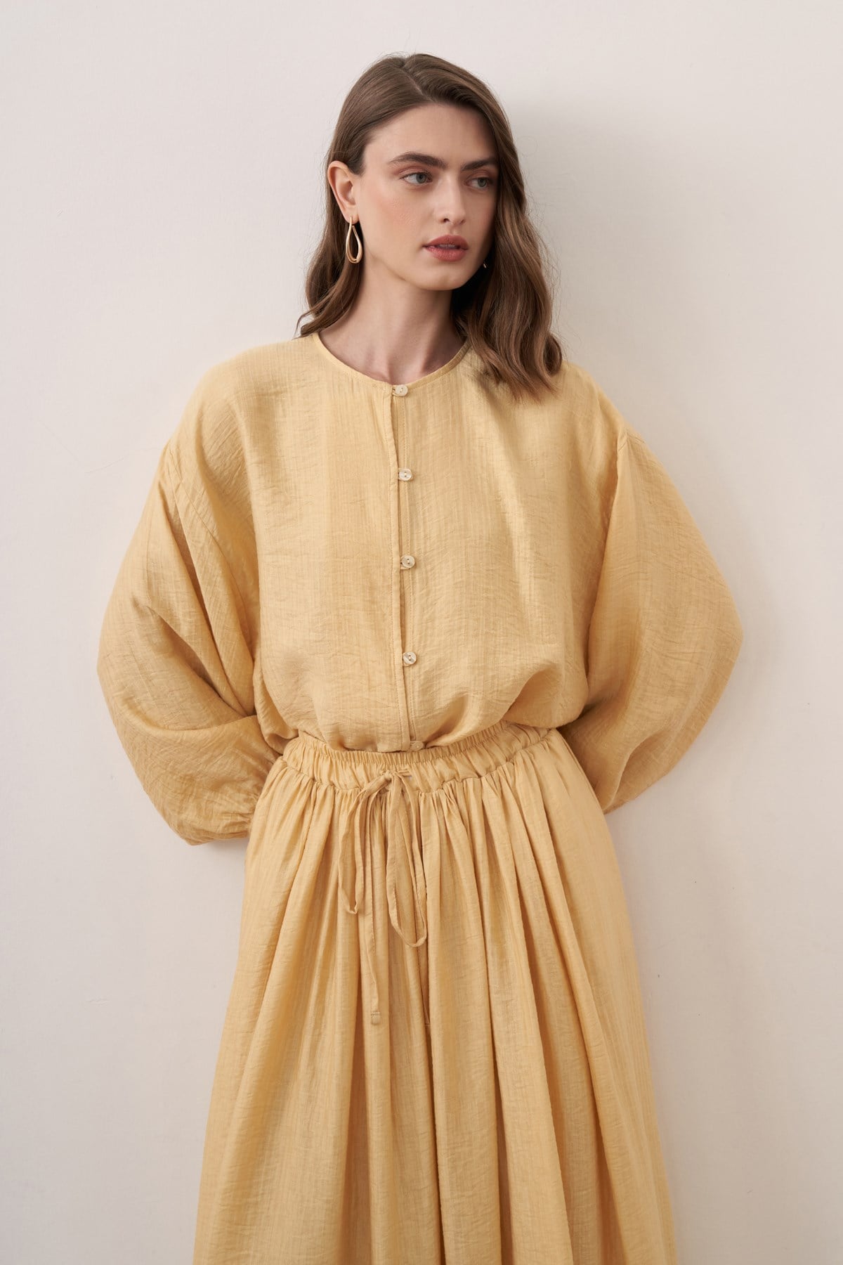 Almera 2-piece Maxi Skirt Set - Butter