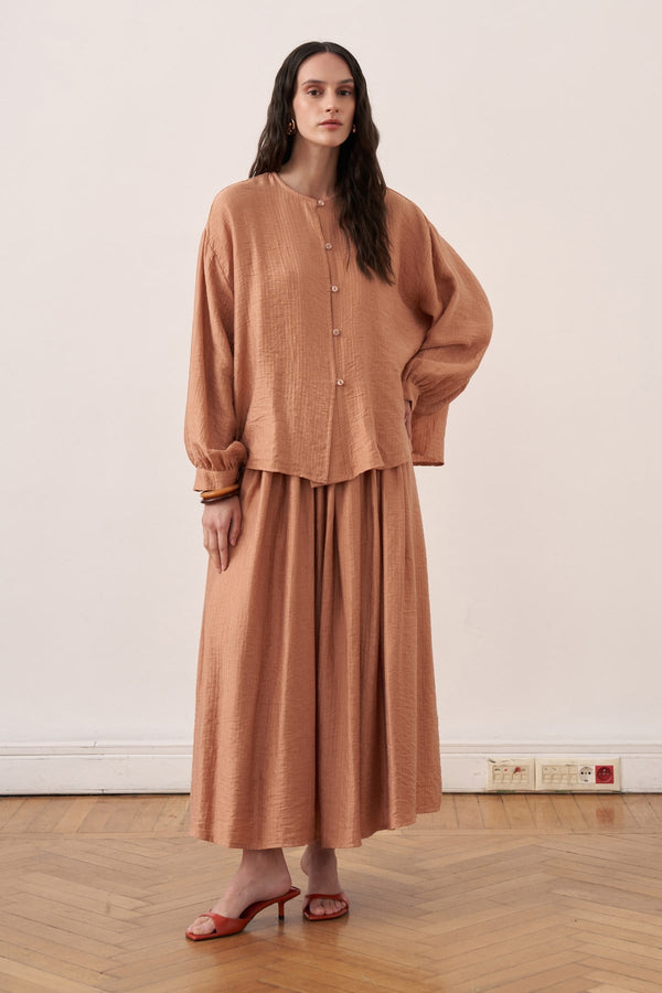Almera 2-piece Maxi Skirt Set - Cinnamon