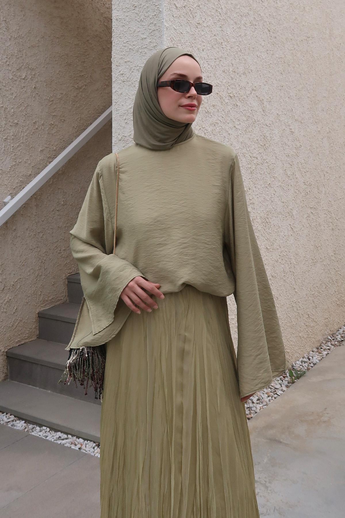 Zyra Blouse - Olive