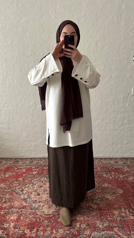 Cmfy Oversized Tshirt -White