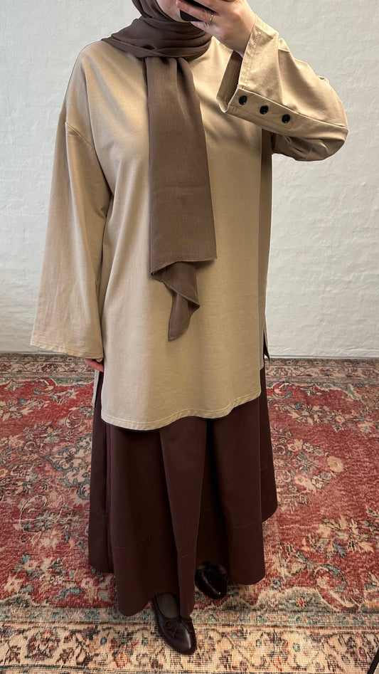 Cmfy Oversized Tshirt - Light Brown