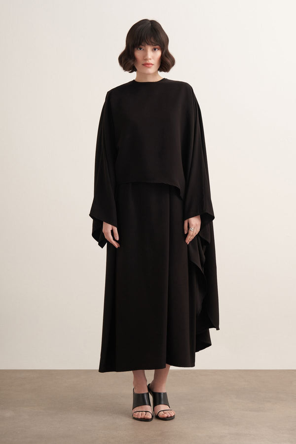 Novera 2-pieces Cupra Dress - Black