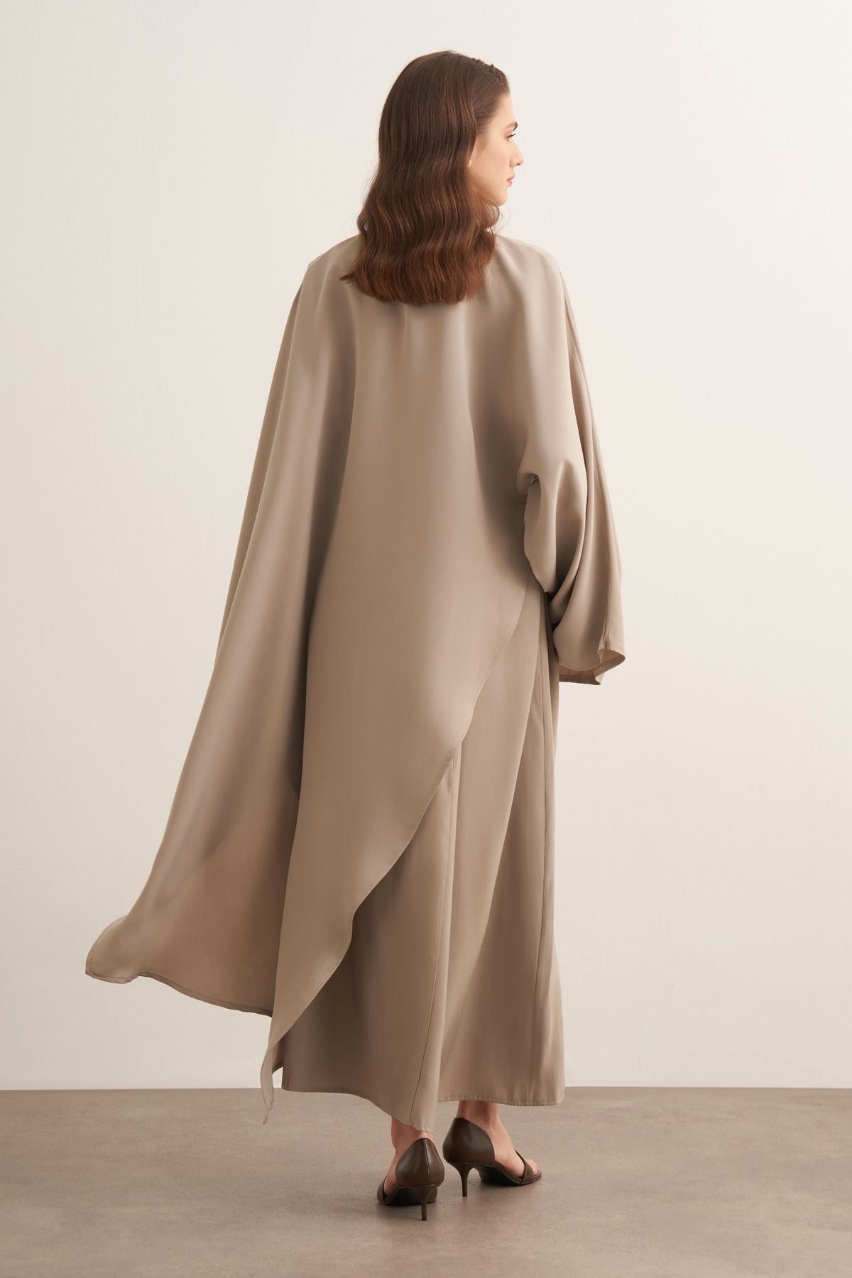 Novera 2-pieces Cupra Dress - Mink