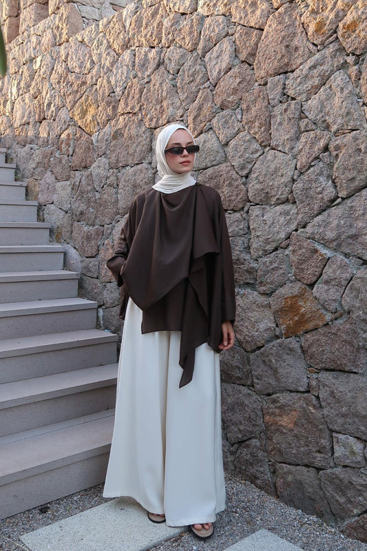 Loren Blouse - Dark Brown