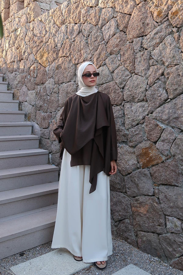 Loren Blouse - Dark Brown