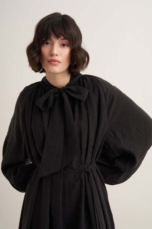 Mahina Draped Neck Dress
